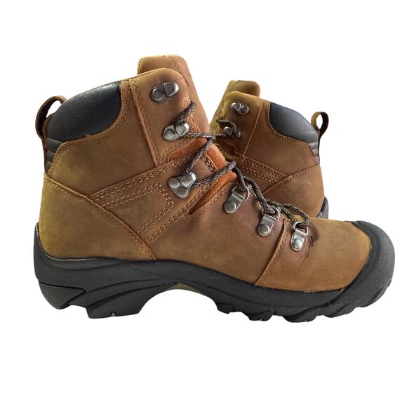 Keen Pyrenees Hiking Boots Leather Women's US 10 Brown Leather 1004156 - Picture 7 of 10